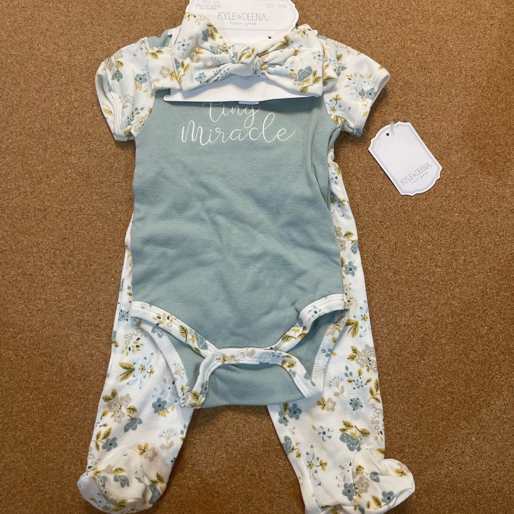 Kyle & Deena 3pc set - Tiny Miracle matching set